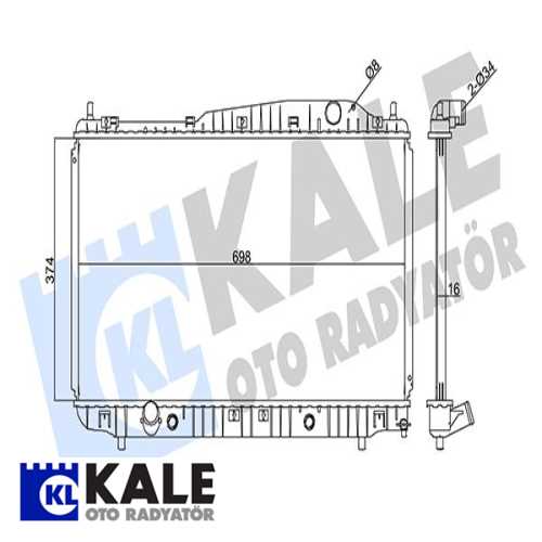 OPEL EVANDA OPEL SU RADYATÖRÜ