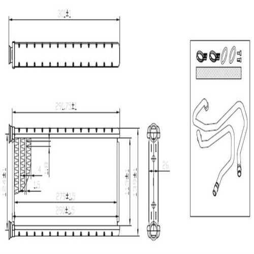 KALORİFER RADYATÖRÜ LAND ROVER DISCOVERY III RANGE ROVER SPORT 2.7 05>09
