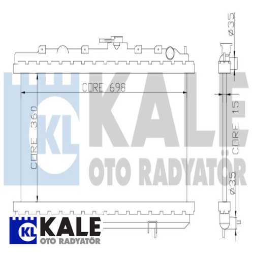 JAPON PRIMERA (P11) JAPON SU RADYATÖRÜ 360X698X16 Ürün Görseli