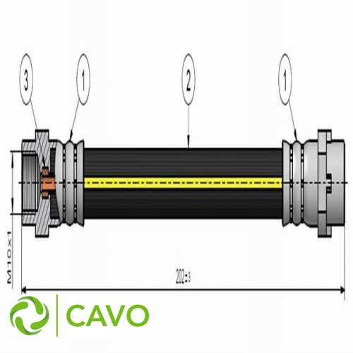 FREN HORTUMU ARKA  BM E81-82-87-88-90-91-92-93-X1 E84 05-11 Ürün Görseli