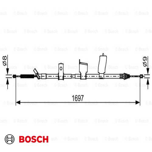 EL FREN TELI SAG  BM X-TRAIL II 08- Ürün Görseli