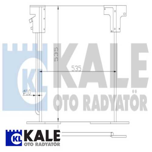 MERCEDES VITO.108,110,111,112 MERCEDES KLIMA RADYATÖRÜ 8FC 351 037 -344