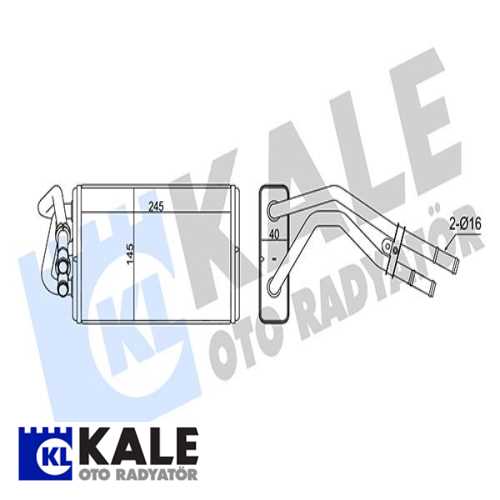 FORD TRANSIT T12 /T15 FORD KALORIFER RADYATÖRÜ KLIMALI / BORULU