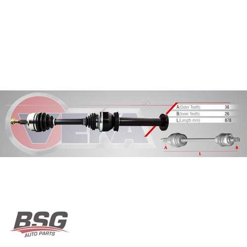 AKS KOMPLE ÖN SAG 304500 AXB 1,9 TDI T5 04-10