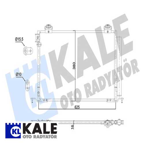 JAPON AVENSIS JAPON KLIMA RADYATÖRÜ