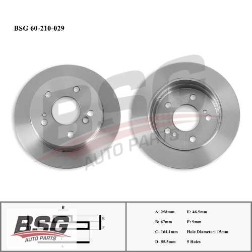 FREN DISKI ARKA  BM W124-201 83-95