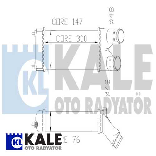 PSA PARTNER/BERLINGO PSA TURBO RADYATÖRÜ Ürün Görseli