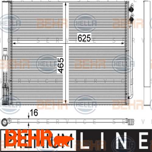 KLIMA RADYATÖRÜ  N47N-B47-B57-N57N F06-F07-F10-F10 LCI-F11-F11 LCI-F18-F18 LCI-F12-F13-F01-F02 10-17