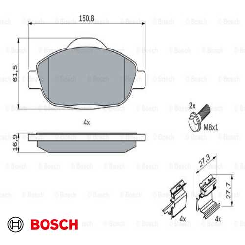 FREN BALATASI ÖN  B.M 308/3008 07-