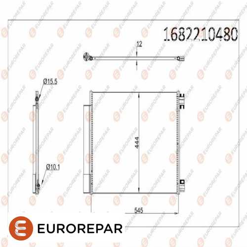 KLIMA RADYATÖRÜ KONDENSER 1,2-1,5-1,6 MEGANE IV/ TALISMAN / SCENIC IV 15-