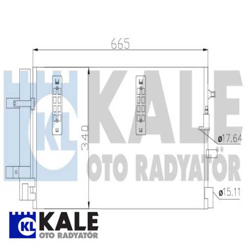 VW A4-A5 VW KLIMA RADYATÖRÜ 8FC 351 303-501 (KURUTUCULU)