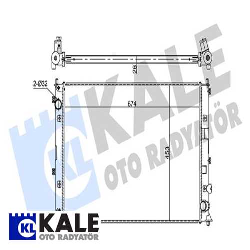 JAPON CIVIC (FC) JAPON SU RADYATÖRÜ . Ürün Görseli