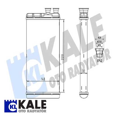 BMW G30-G31-G32-G11-G12-G14-G15-G16 BMW KALORIFER RADYATÖRÜ Ürün Görseli
