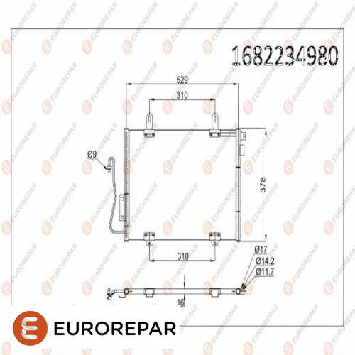 KLIMA RADYATÖRÜ  BM CLIO II 98- Ürün Görseli