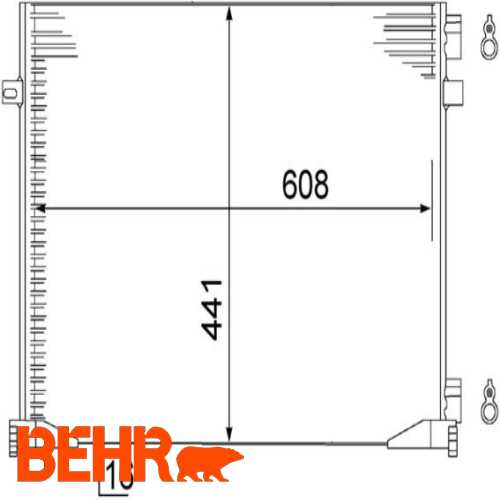 KLIMA RADYATÖRÜ  1.9 DI (F7) TRAFIC II/VIVARO A Box (X83) 01-