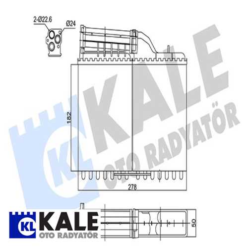 BMW E34 BMW KALORIFER RADYATÖRÜ