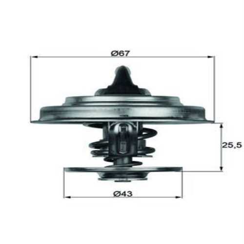 TERMOSTAT 87cc BILYALI BM 124-201-463-123/KORANDO/MUSSO/REXTON 75-