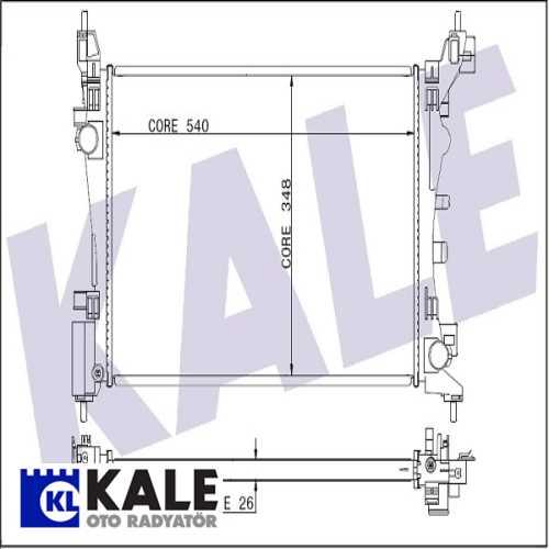 FIAT G.PUNTO/EVO FIAT SU RADYATÖRÜ BRAZING