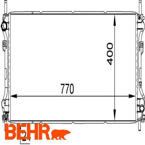 SU RADYATÖRÜ KLIMASIZ (125 PS ÖNDEN ÇEKER) 2,0 TDCI TRANSIT V-184 01-06