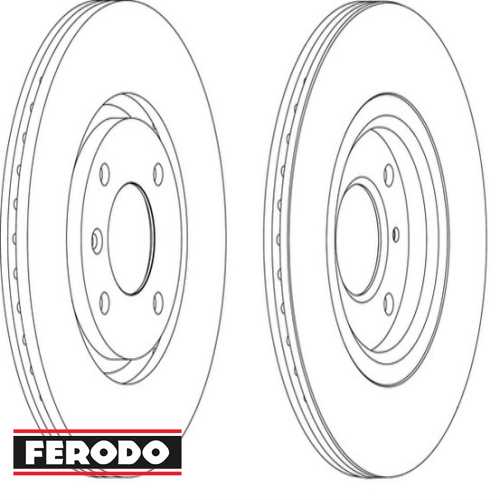 PSA 207/307/308/PARTNER/C4/C5 PSA FREN DISKI ÖN (TAKIM)