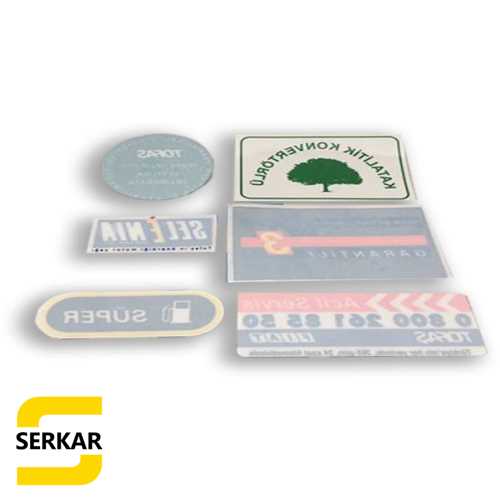 TEMPRA TIPO CAM ETIKETI 6 PARÇA Ürün Görseli