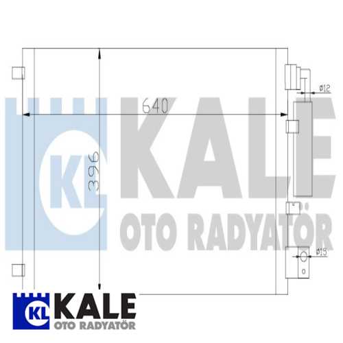 JAPON QASHQAI (J10) JAPON KLIMA RADYATÖRÜ 602X378X16 Ürün Görseli