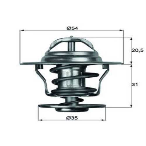 TERMOSTAT 87°C / 1.173.87 ABL-AGR-AFN-ALH-AVF-BJB-BKC 1,9 TDI GOLF4-BORA-PASSAT-CADDY-T4-POLO CLASSIC 95- Ürün Görseli