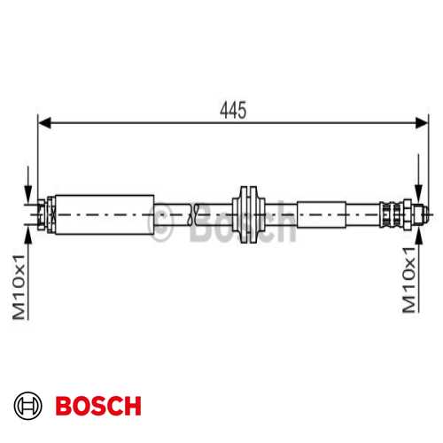 FREN HORTUMU ARKA DISKLI TIP BM FOCUS/C-MAX 04- Ürün Görseli
