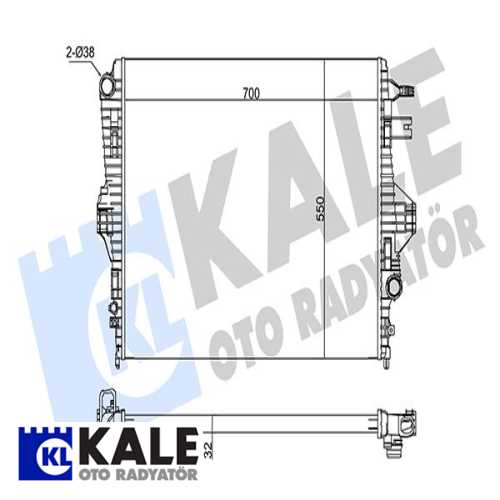 VW TOUAREG-CAYENNE VW SU RADYATÖRÜ