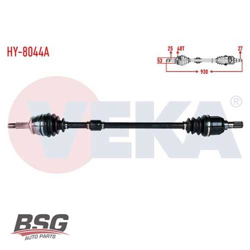 AKS KOMPLE ÖN SAG ABS LI : M/T 1,6 DIZEL ACCENT BLUE 2011-