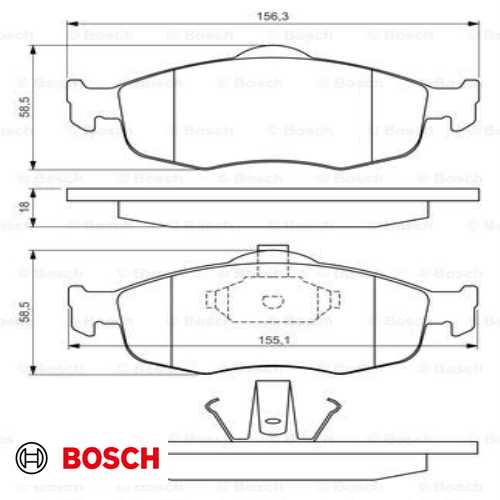 FREN BALATASI ÖN KABLOSUZ BM MONDEO 93-