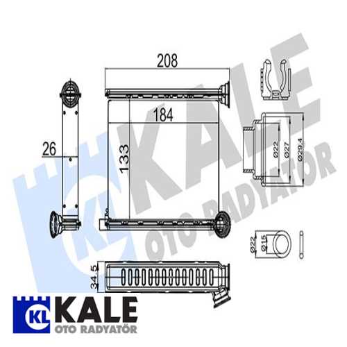 RENAULT DUSTER II RENAULT KALORIFER RADYATÖRÜ