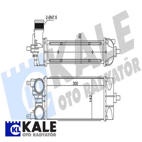 FORD ECOSPORT FORD TURBO RADYATÖRÜ Ürün Görseli