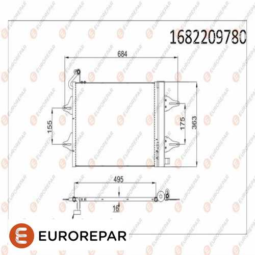 KLIMA RADYATÖRÜ 8FC 351 301-531 BM POLO-CORDOBA-FABIA 01-10