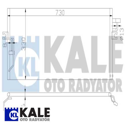 JAPON PRIMERA (P11) JAPON KLIMA RADYATÖRÜ 691X308X16