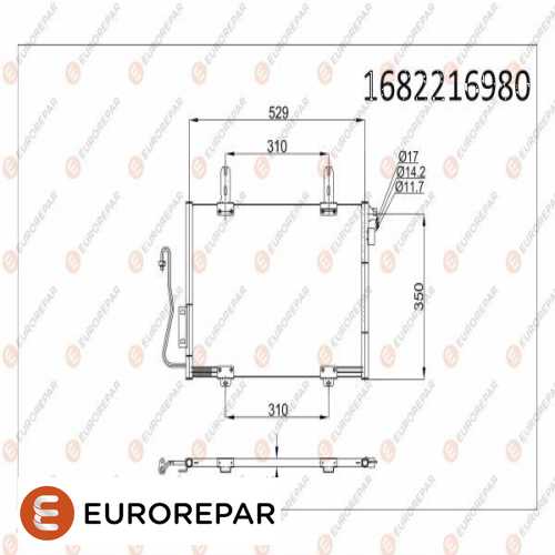 KLIMA RADYATÖRÜ [KONDENSER] BM KANGOO 98- Ürün Görseli