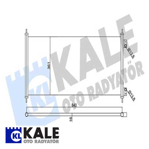 FORD TRANSIT V-184 FORD KLIMA RADYATÖRÜ