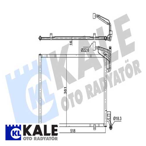 FORD FIESTA/B-MAX FORD KLIMA RADYATÖRÜ KURUTUCUSUZ