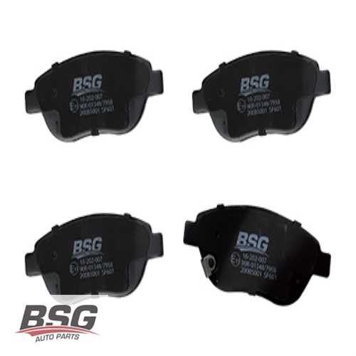 FREN BALATASI ÖN BÜYÜK TIP 284 MM DISKLER IÇIN A13DTC Z13DTJ Z13DTH A13DTE CORSA D 07- Ürün Görseli