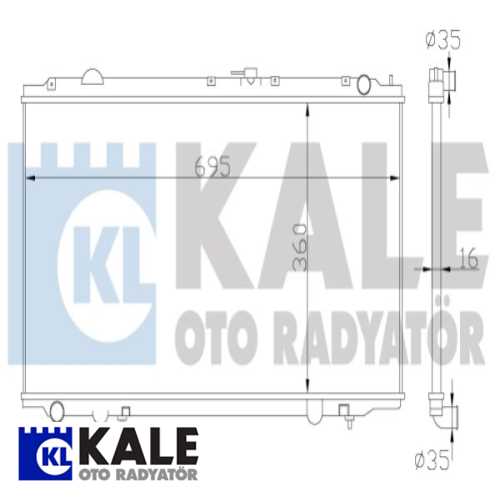 JAPON PRIMERA (P11) JAPON SU RADYATÖRÜ 360X698X16 Ürün Görseli