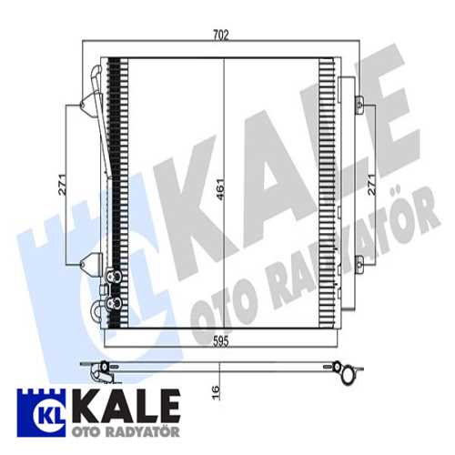 VW PASSAT VW KLIMA RADYATÖRÜ Ürün Görseli