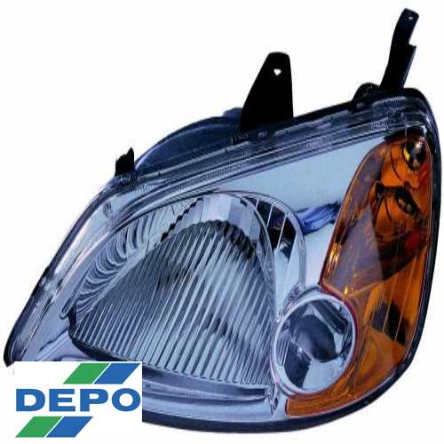 FAR SAG SARI : ELEKTRIKLI / H4/W21W/W5W 1.6 CIVIC (ES) 01-03