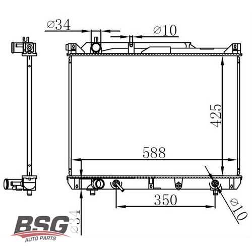 JAPON GRAND VITARA (HT) JAPON SU RADYATÖRÜ AT : 425X588X26 Ürün Görseli