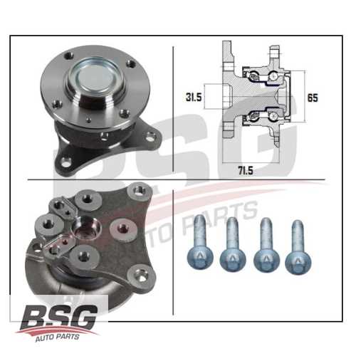 PORYA ARKA RULMANLI BM 208 II / 2008 II / C4X/CORSA F 19-