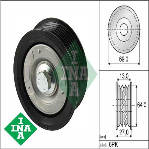 FORD TRANSIT V-347/48/BOXER III FORD V KAYIS GERGI RULMANI 5751.F0/9658142480/9678325280/6C1Q 19A216 AB Ürün Görseli