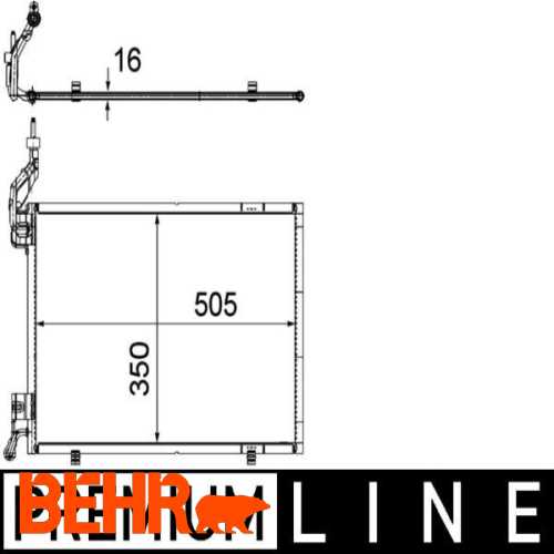 KLIMA RADYATÖRÜ 8V5119710AC/AD/AE 1.6 TDCI FIESTA 08- Ürün Görseli