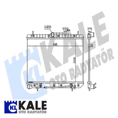 KORE ACCENT MIL/ACCENT ADM KORE SU RADYATÖRÜ A/T 335x640x17 Ürün Görseli