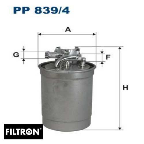 VW PASSAT-A4-A6 VW YAKIT FILTRESI KL154 / FCS706 / H126WK Ürün Görseli
