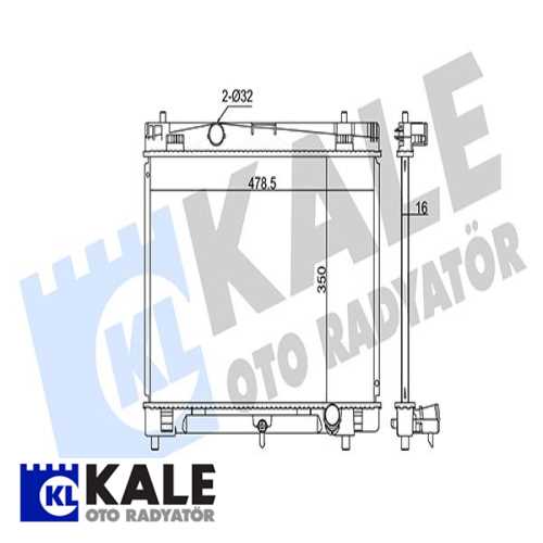 JAPON YARIS JAPON SU RADYATÖRÜ