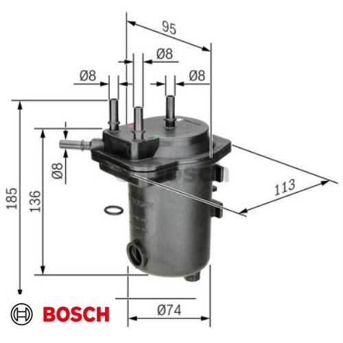 YAKIT FILTRESI MAZOT FILTRESI 1.5 dCi MEGAN II/SCENIC II 03-